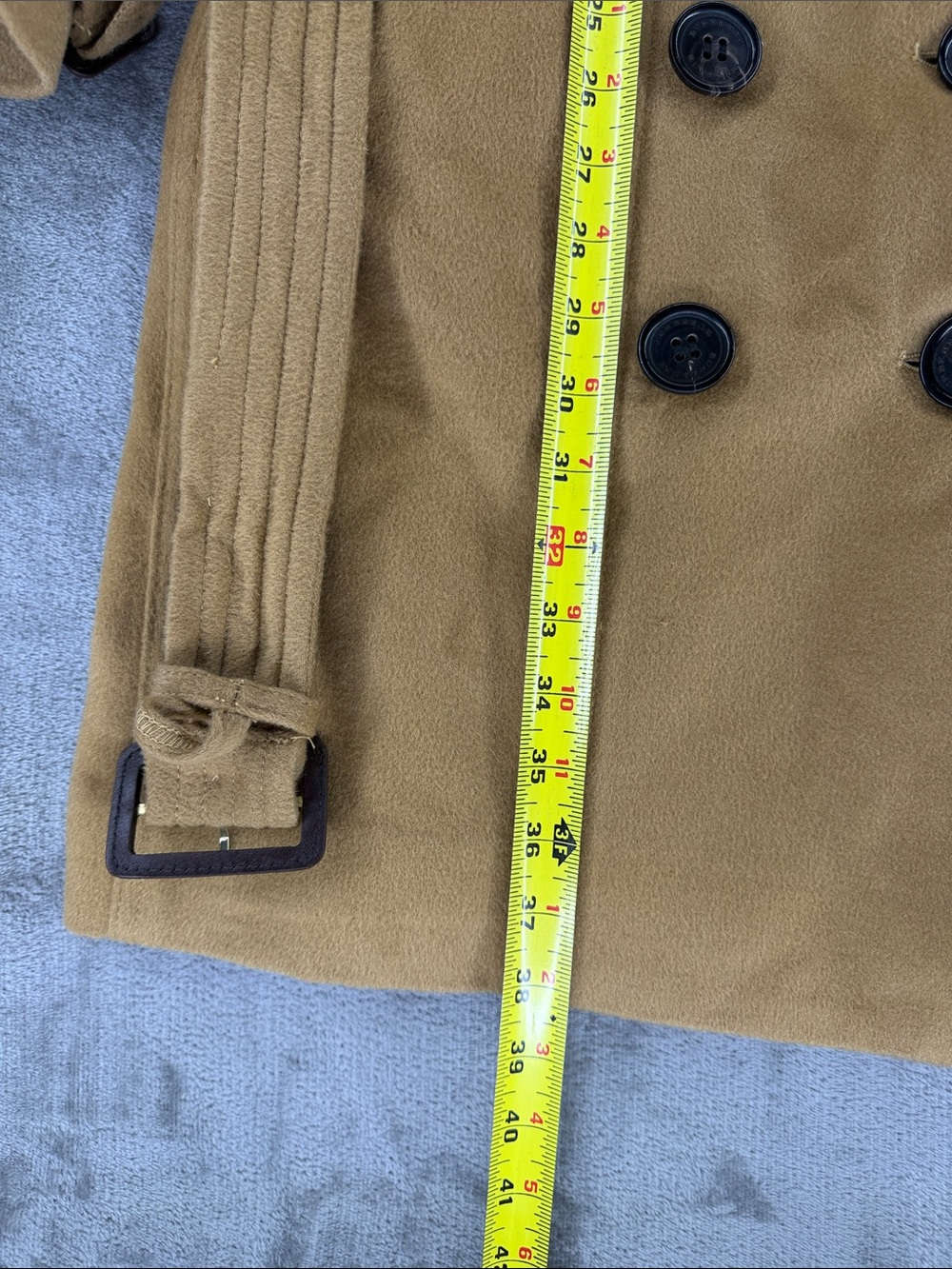 Burberry The Sandringham Cashmere Double-Breasted Winter Trench Coat US 8/UK 10 - Picture 7 of 13